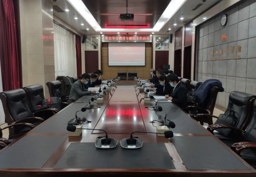 十大体育网站 温泉集团党委班子召开党史学习教育专题民主生活会